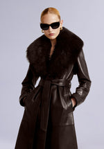 Load image into Gallery viewer, DAKOTA FUR LEATHER JACKET
