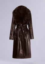Load image into Gallery viewer, DAKOTA FUR LEATHER JACKET
