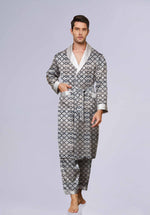 Load image into Gallery viewer, PEARL LUXURE SILK ROBE
