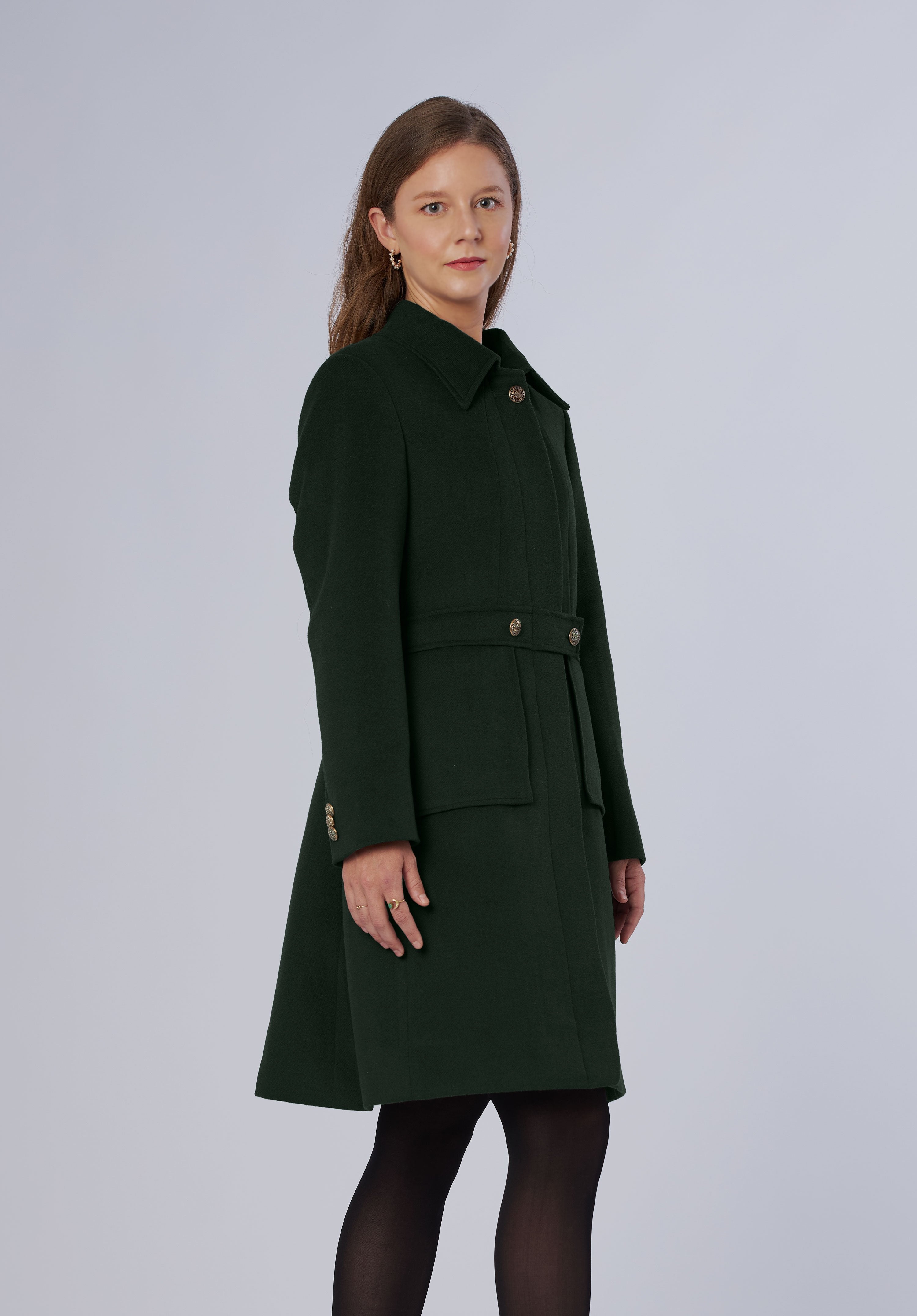 cashmere dress coat-women