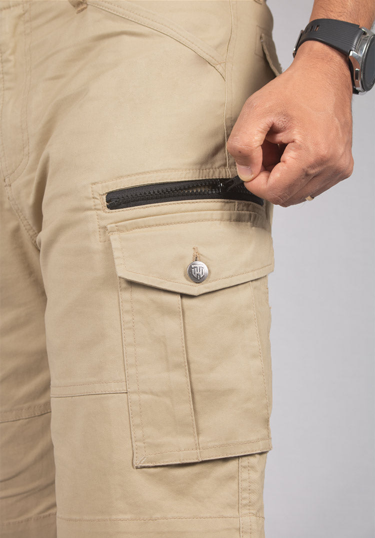 BISTER TWILL CARGO SHORTS